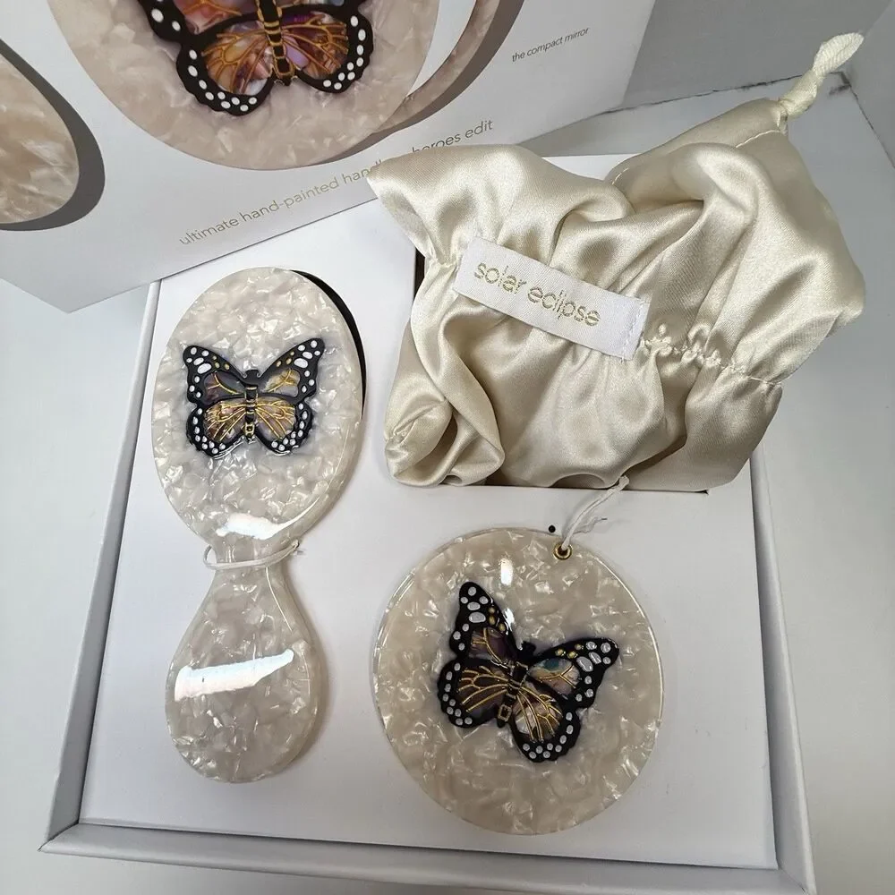 Solar Eclipse Monarch Butterfly Set (Nordstrom Exclusive) New But Missing Clip